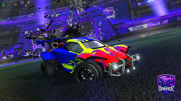 A Rocket League car design from reksio69