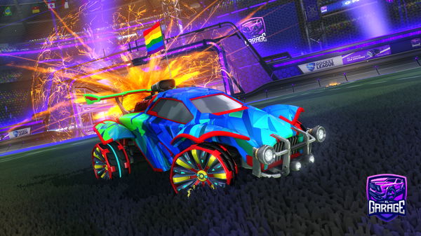 A Rocket League car design from Snowflake18