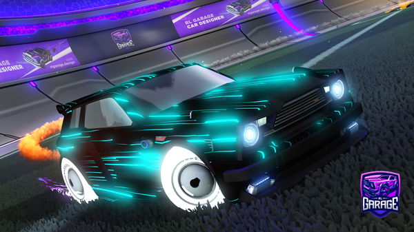 A Rocket League car design from Diamndd
