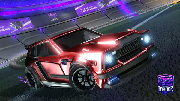 A Rocket League car design from SlowBathroom