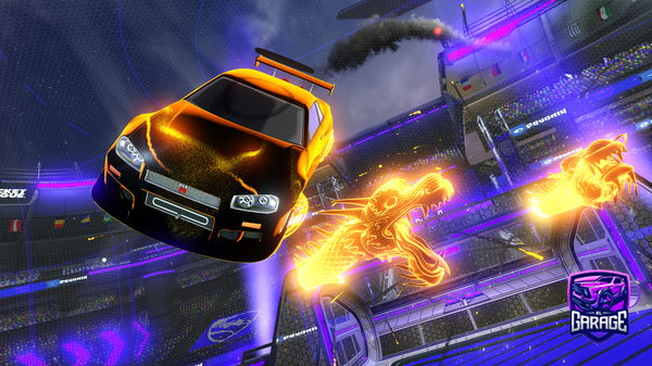 A Rocket League car design from Vib1nDin0