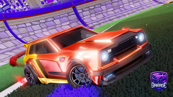 A Rocket League car design from NiraRL