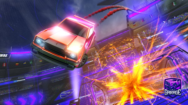 A Rocket League car design from zxxc