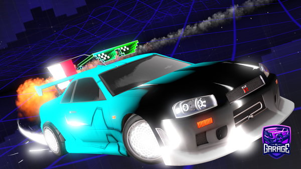 A Rocket League car design from DEXI177