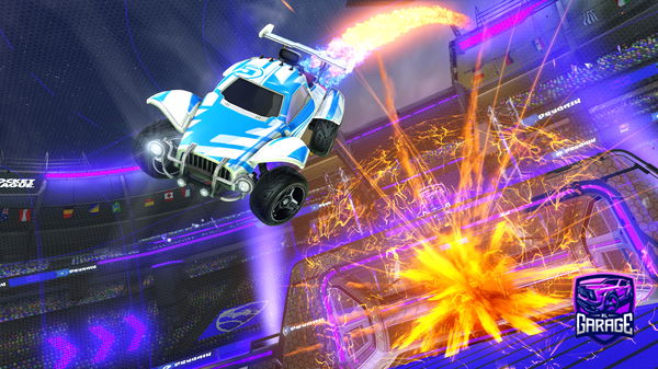 A Rocket League car design from rrtb505050