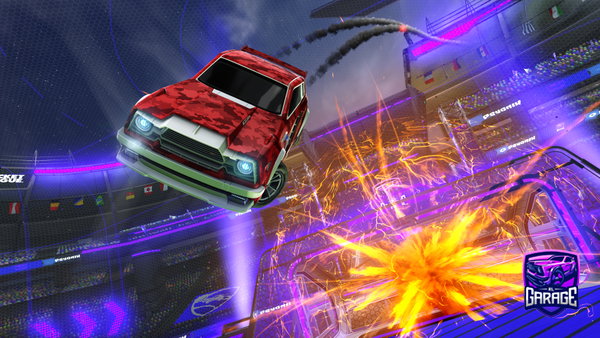 A Rocket League car design from AtrainNavy04