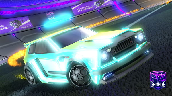 A Rocket League car design from CvacEthanTheGOAT