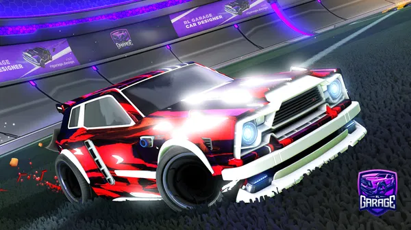 A Rocket League car design from GoBlitzy