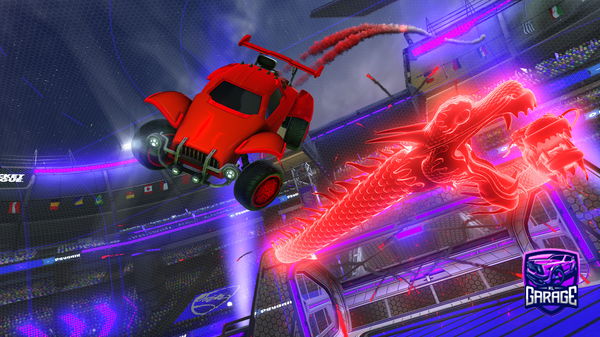 A Rocket League car design from Hejohubi