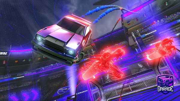 A Rocket League car design from yziico