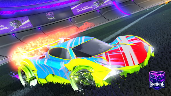 A Rocket League car design from joriel13557