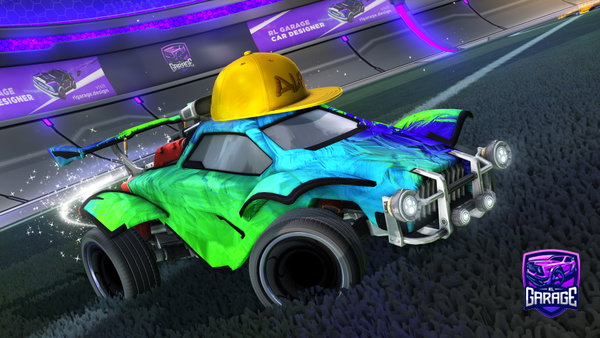 A Rocket League car design from dribble2142