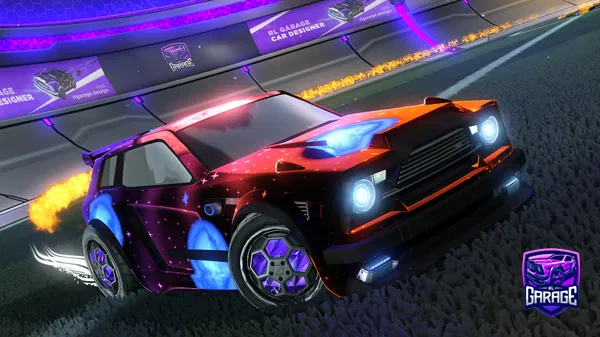 A Rocket League car design from Outburst
