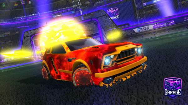 A Rocket League car design from RG09MP