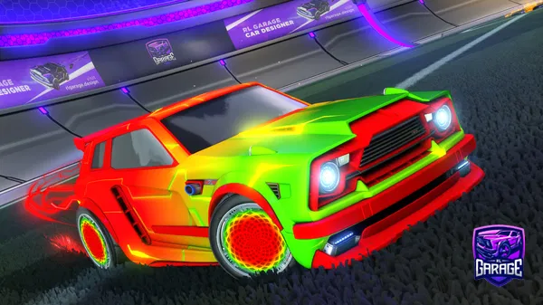 A Rocket League car design from IBeatMyWoman