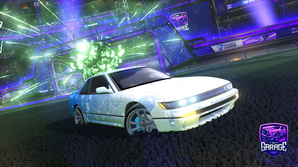 A Rocket League car design from MrWoodTTV