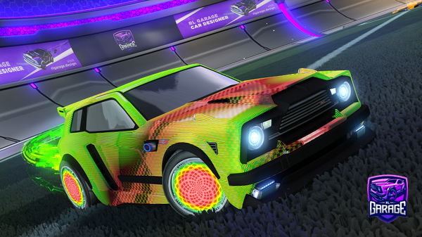 A Rocket League car design from ToAwesomeBro