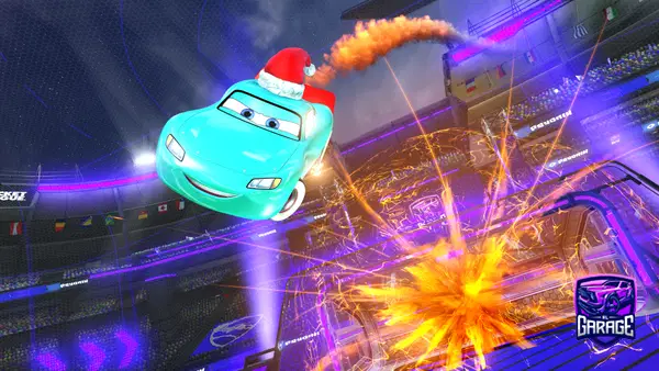 A Rocket League car design from Dayronmg