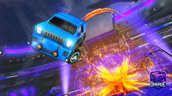 A Rocket League car design from scvjb