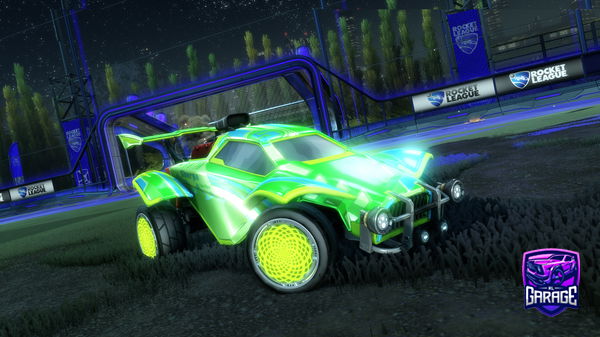 A Rocket League car design from Medpy