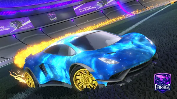 A Rocket League car design from PikaCon3480