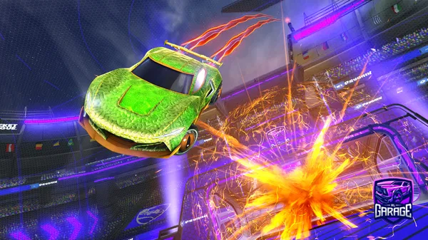 A Rocket League car design from G2186