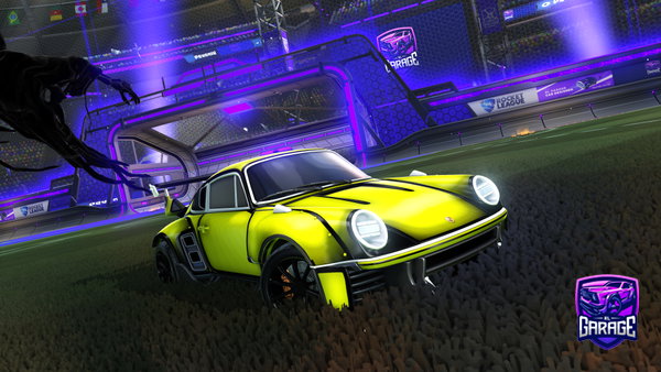 A Rocket League car design from yanel