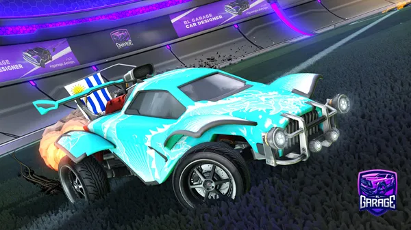 A Rocket League car design from Gaston7776