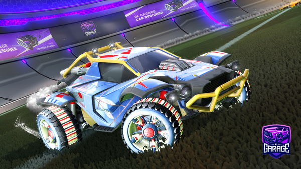 A Rocket League car design from JeffersonPine405