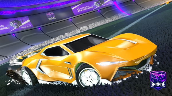 A Rocket League car design from vooza17