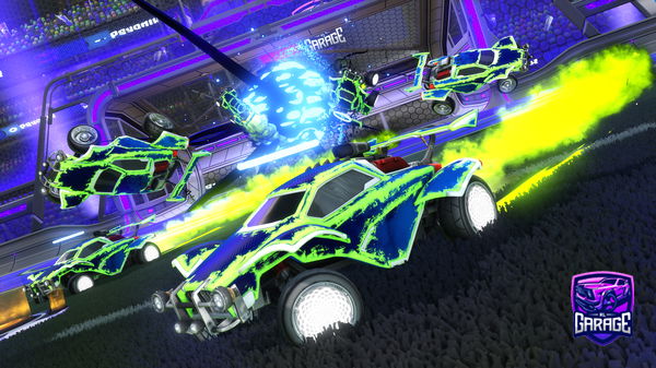 A Rocket League car design from Wiw7325