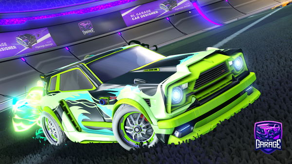 A Rocket League car design from Moldy_King_420