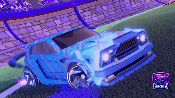 A Rocket League car design from theflyinghog