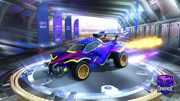 A Rocket League car design from Decality