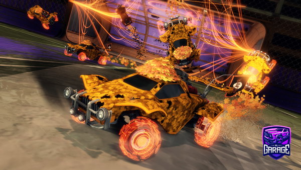 A Rocket League car design from D64s