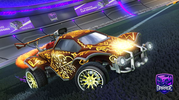 A Rocket League car design from Maroho10