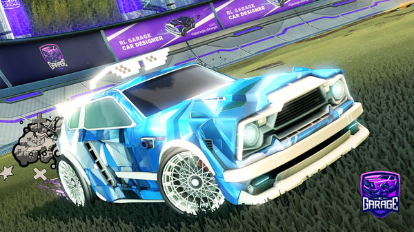 A Rocket League car design from yooletsplay