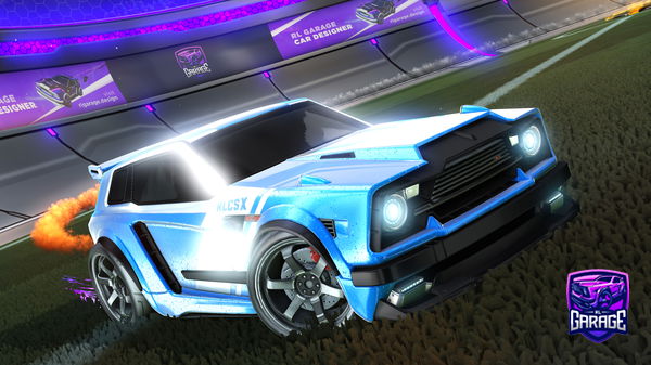 A Rocket League car design from IGamersam