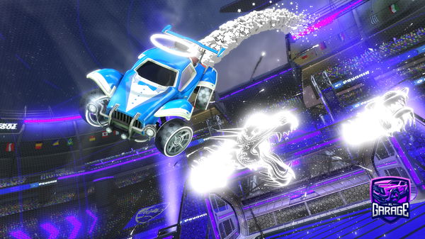 A Rocket League car design from Evxcuated