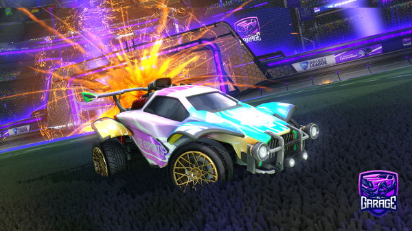 A Rocket League car design from gergo8