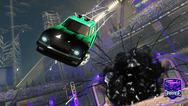 A Rocket League car design from hallabackatyu