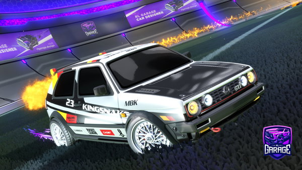 A Rocket League car design from sscdtho