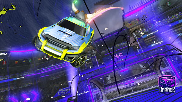 A Rocket League car design from daniracer23