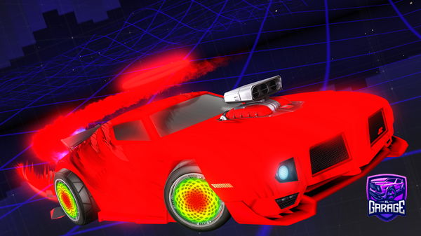 A Rocket League car design from LeKriliq