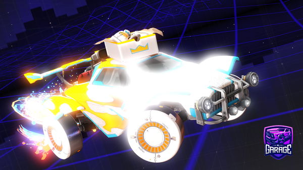 A Rocket League car design from abspielen