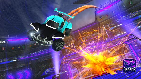 A Rocket League car design from xxdylangaelxx
