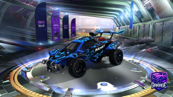 A Rocket League car design from FullGram