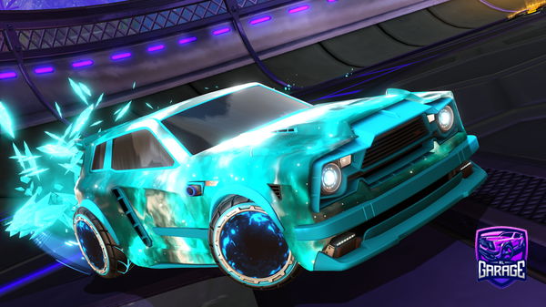 A Rocket League car design from DUSKNASCAR1800