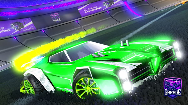 A Rocket League car design from SynthNoirz