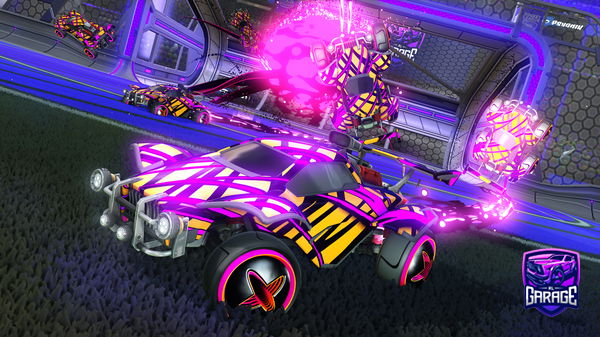 A Rocket League car design from Orangish